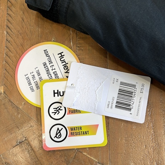 Hurley tech black grown system snow pants nwt - Picture 7 of 7